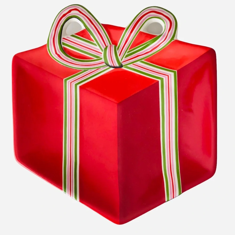 Department 56 Anna Griffin Xmas Candy Tray - Picture 4 of 4